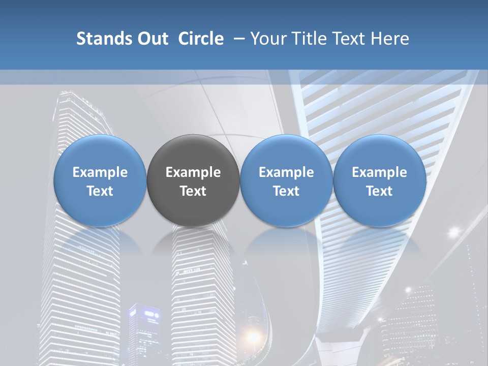 Shanghai Dynamic Vehicle PowerPoint Template