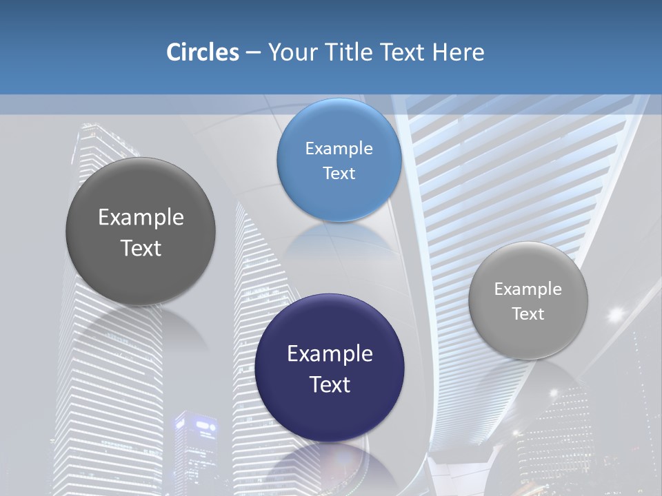 Shanghai Dynamic Vehicle PowerPoint Template