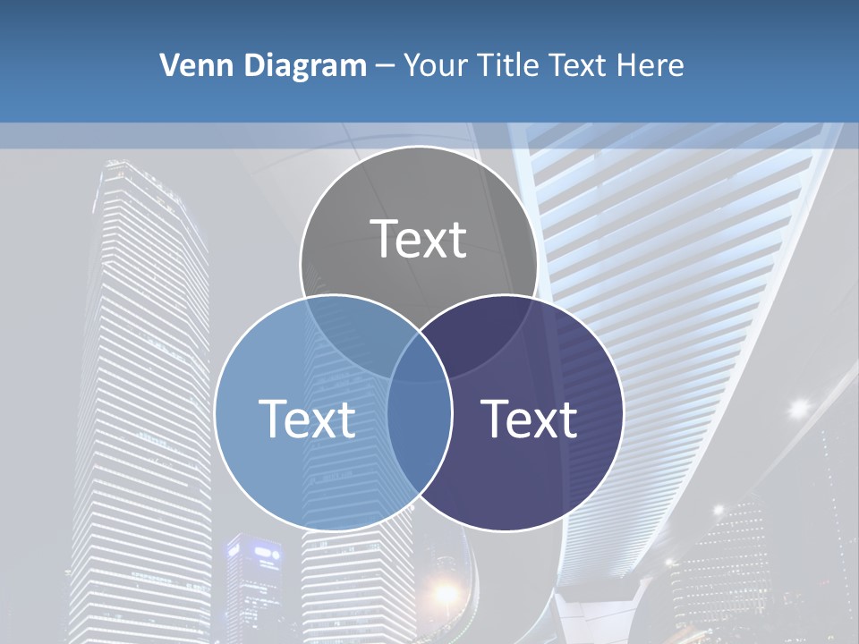 Shanghai Dynamic Vehicle PowerPoint Template