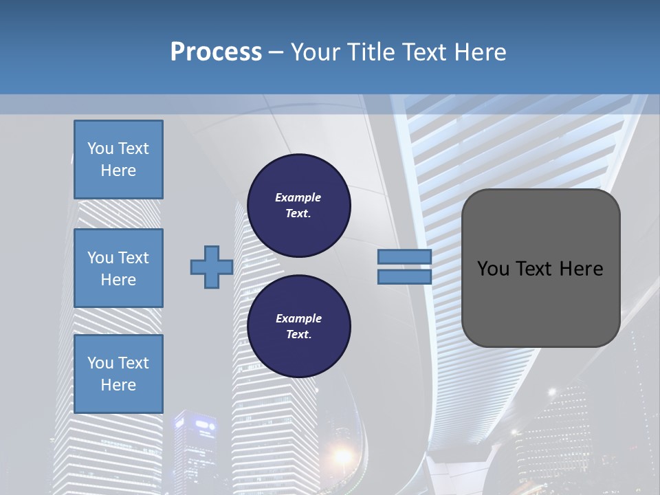 Shanghai Dynamic Vehicle PowerPoint Template