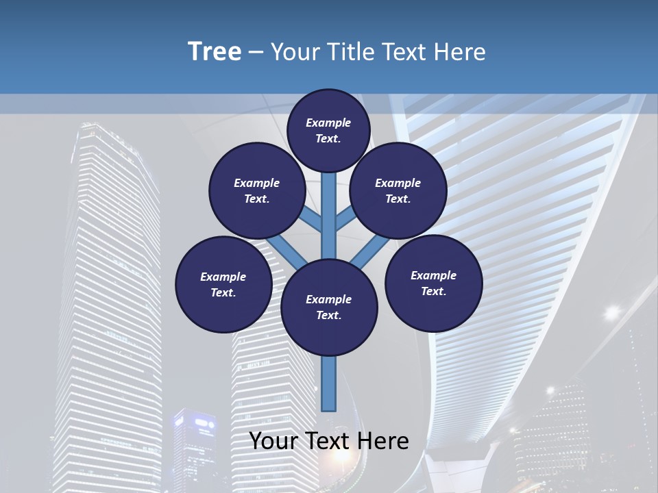Shanghai Dynamic Vehicle PowerPoint Template
