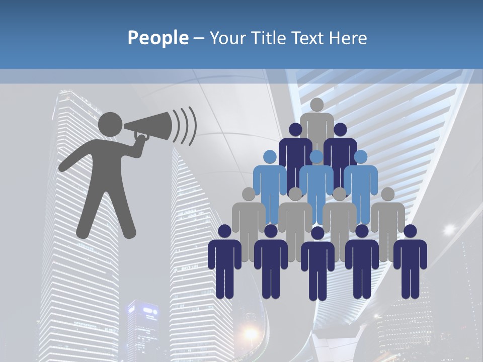 Shanghai Dynamic Vehicle PowerPoint Template