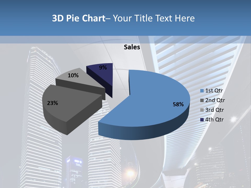 Shanghai Dynamic Vehicle PowerPoint Template