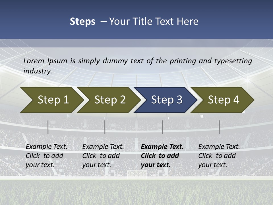Seat Mood Arena PowerPoint Template