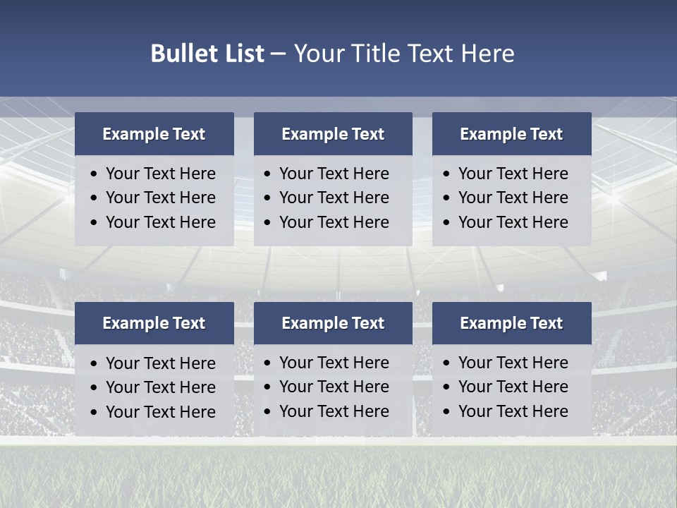 Seat Mood Arena PowerPoint Template