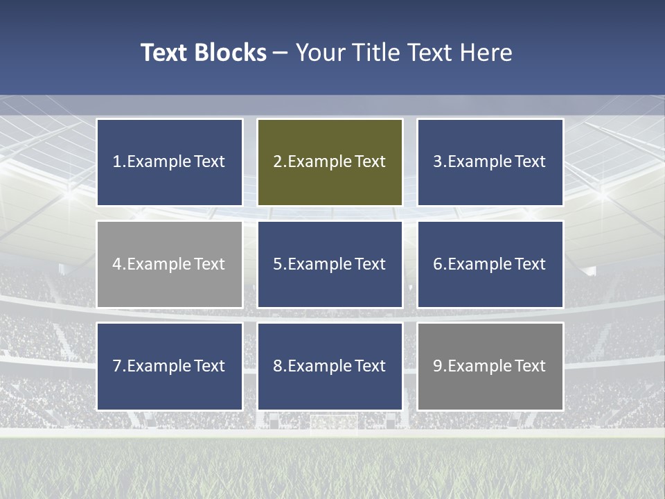 Seat Mood Arena PowerPoint Template
