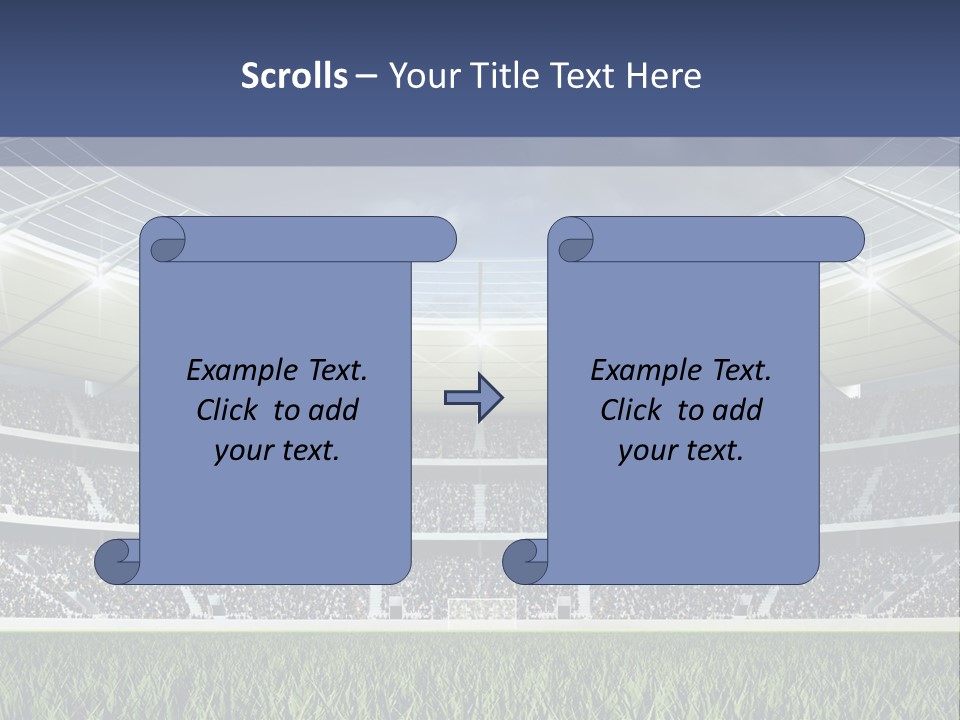 Seat Mood Arena PowerPoint Template