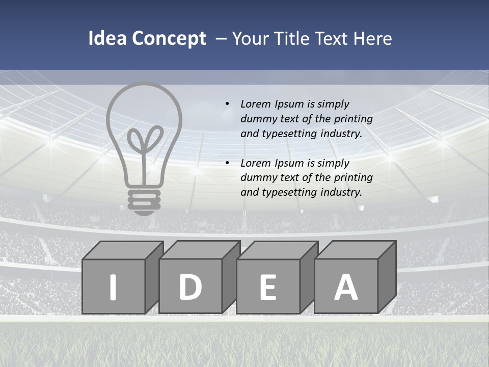 Seat Mood Arena PowerPoint Template