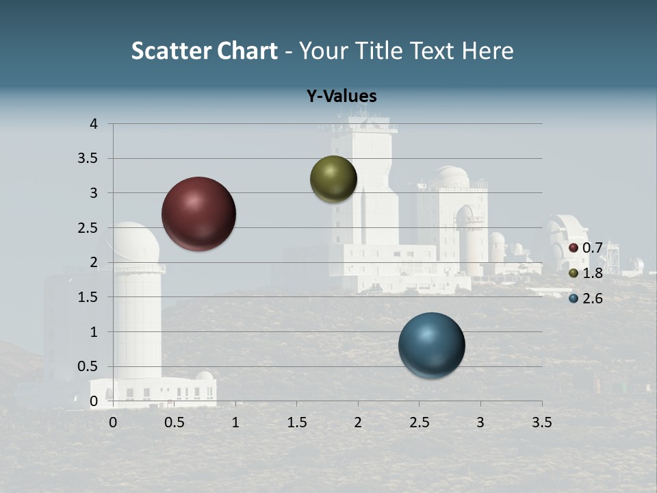 Heaven Volcano Blue PowerPoint Template