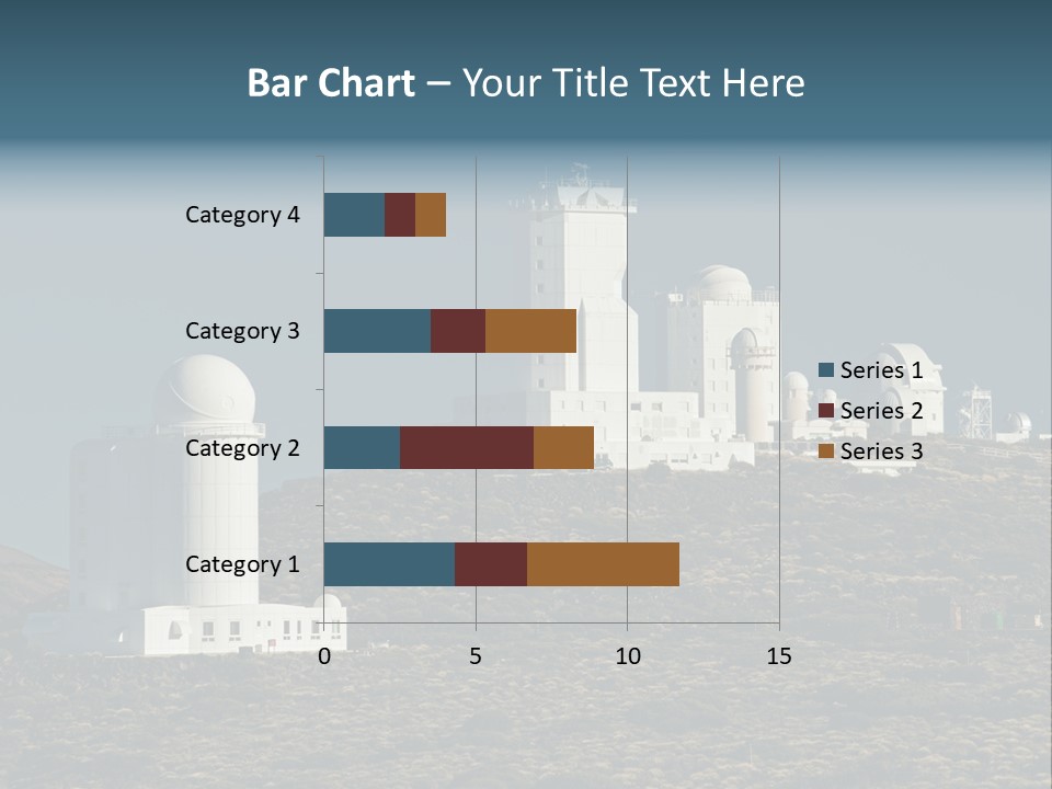 Heaven Volcano Blue PowerPoint Template