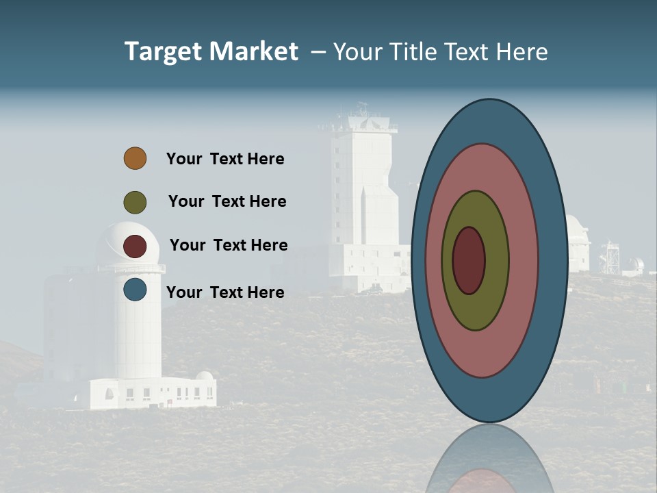 Heaven Volcano Blue PowerPoint Template