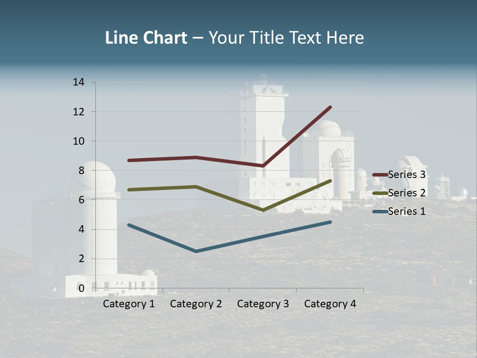 Heaven Volcano Blue PowerPoint Template