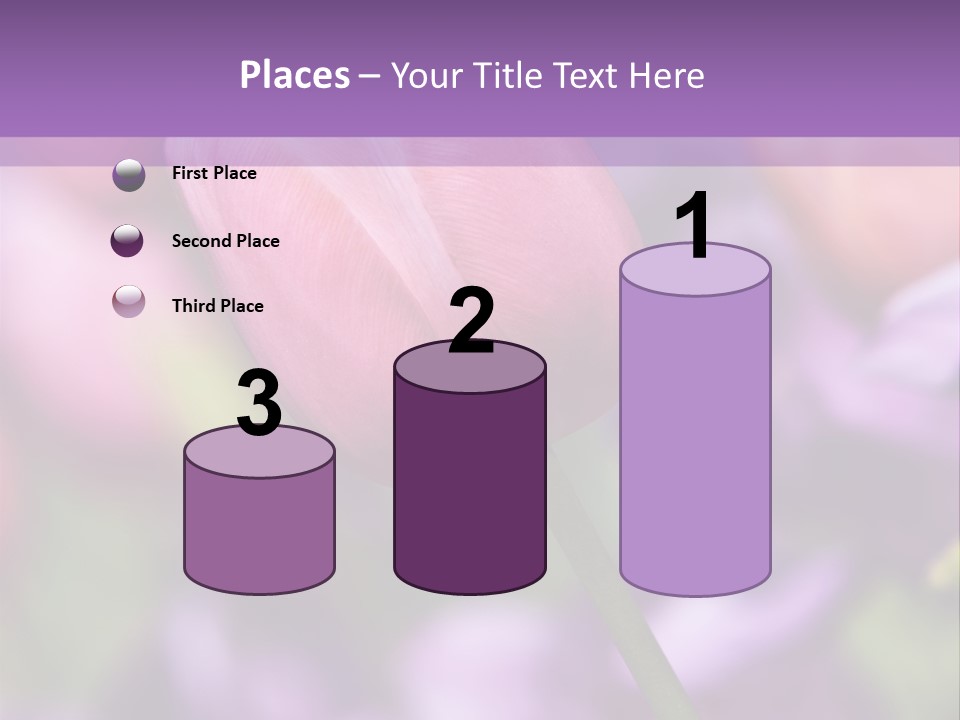 Floral Lilac Pretty PowerPoint Template