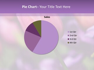 Floral Lilac Pretty PowerPoint Template