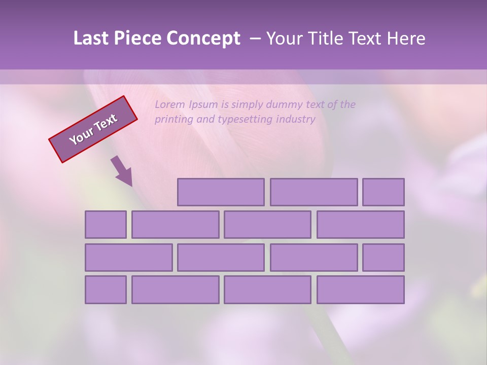 Floral Lilac Pretty PowerPoint Template