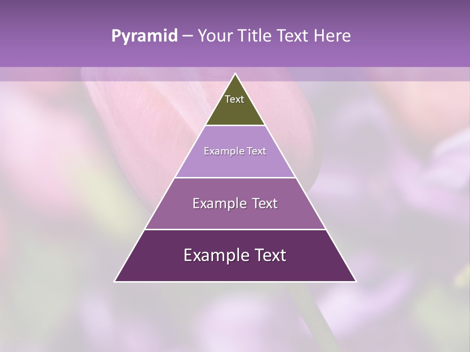 Floral Lilac Pretty PowerPoint Template