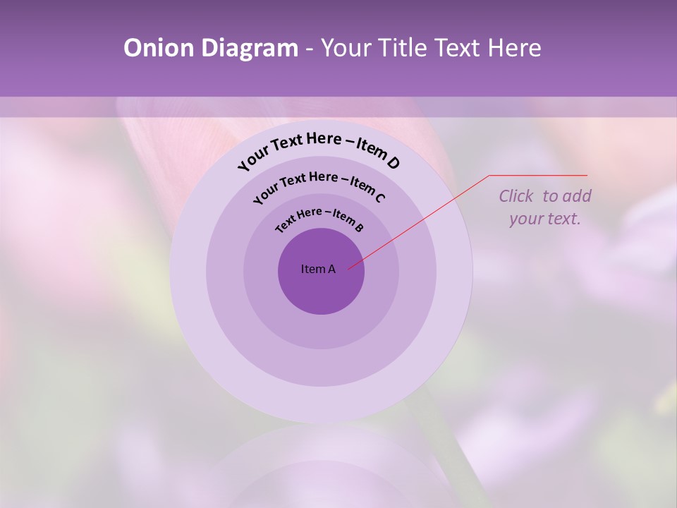 Floral Lilac Pretty PowerPoint Template