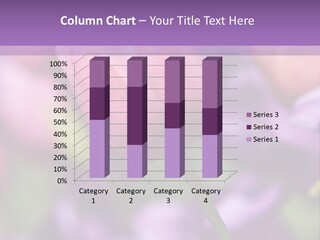 Floral Lilac Pretty PowerPoint Template