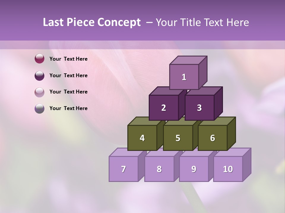 Floral Lilac Pretty PowerPoint Template