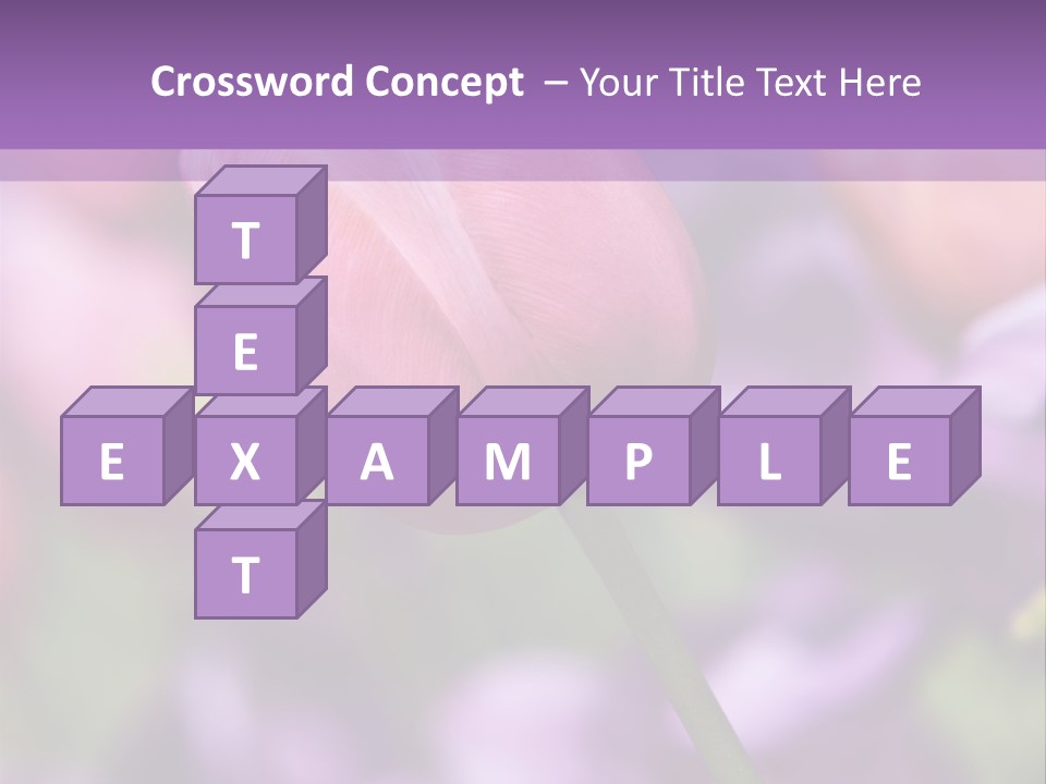 Floral Lilac Pretty PowerPoint Template