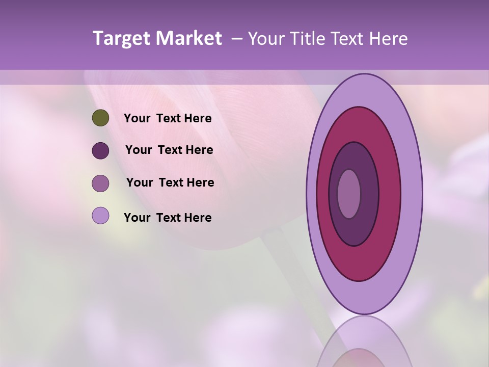 Floral Lilac Pretty PowerPoint Template