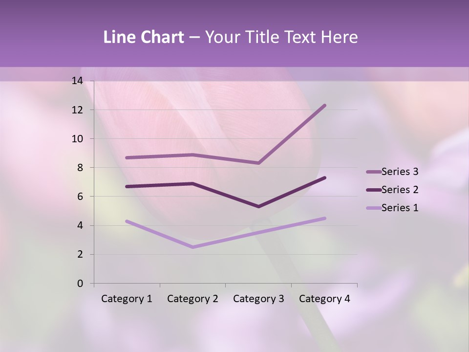 Floral Lilac Pretty PowerPoint Template