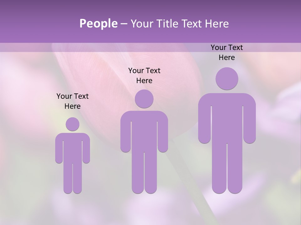 Floral Lilac Pretty PowerPoint Template