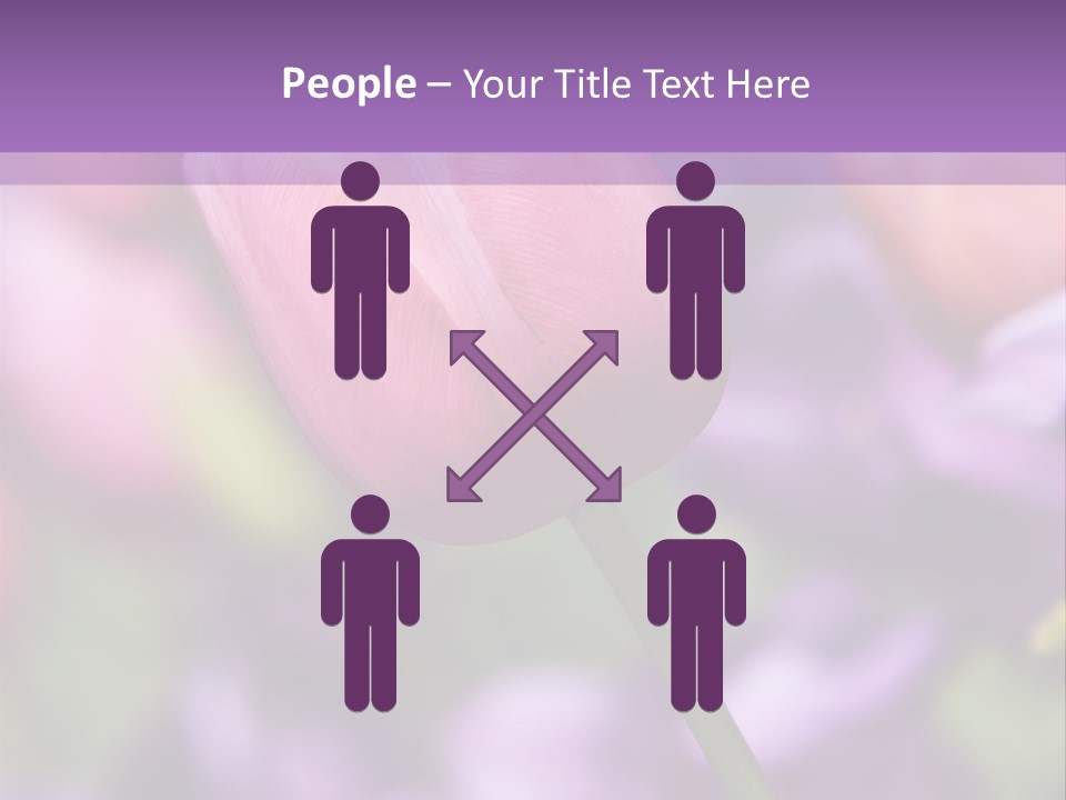 Floral Lilac Pretty PowerPoint Template