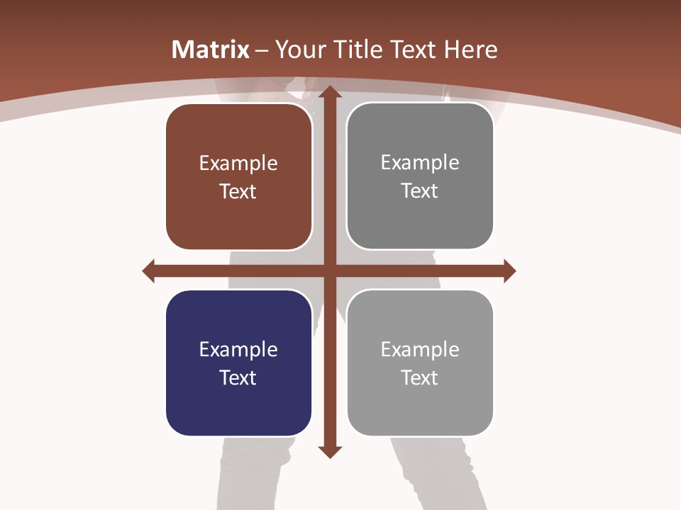 Pistol Standing Female PowerPoint Template