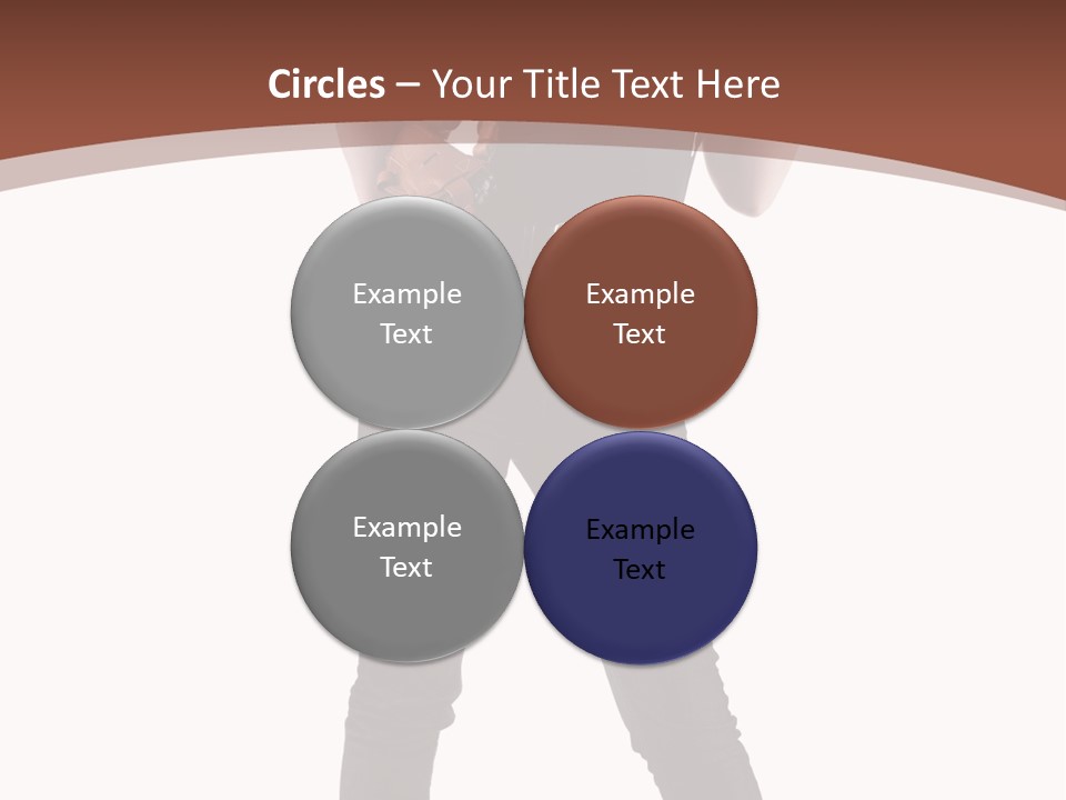 Pistol Standing Female PowerPoint Template