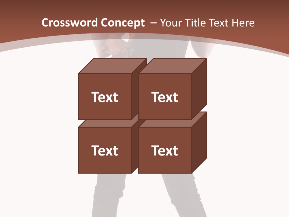 Pistol Standing Female PowerPoint Template