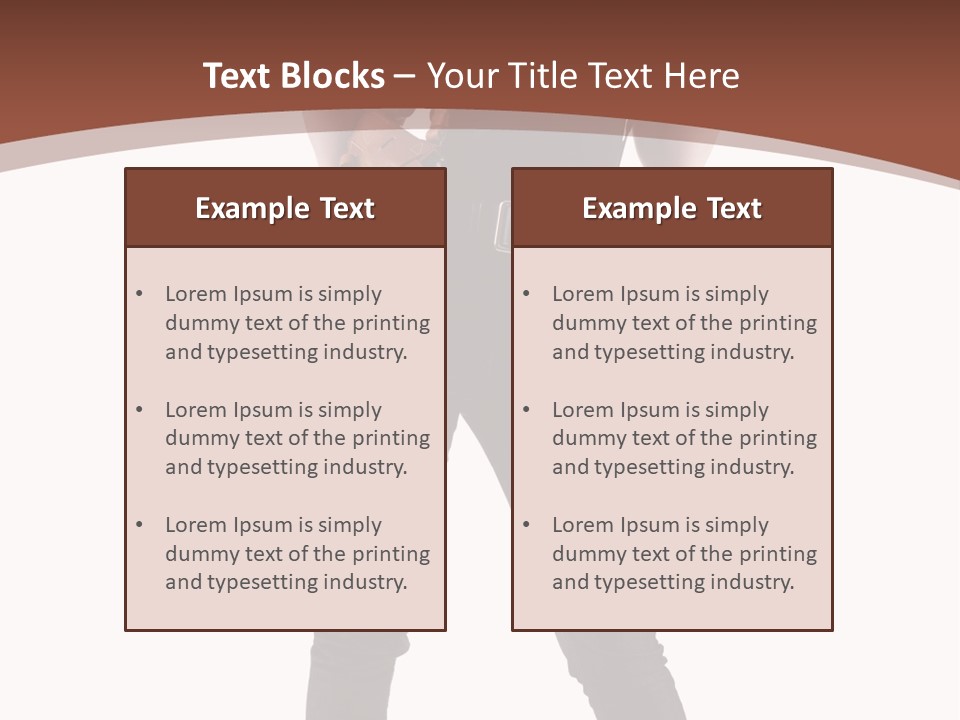 Pistol Standing Female PowerPoint Template