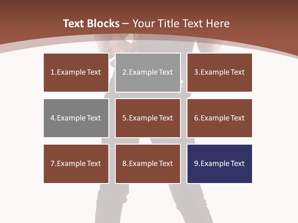 Pistol Standing Female PowerPoint Template