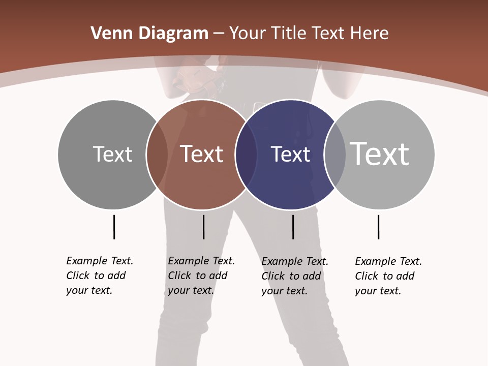 Pistol Standing Female PowerPoint Template