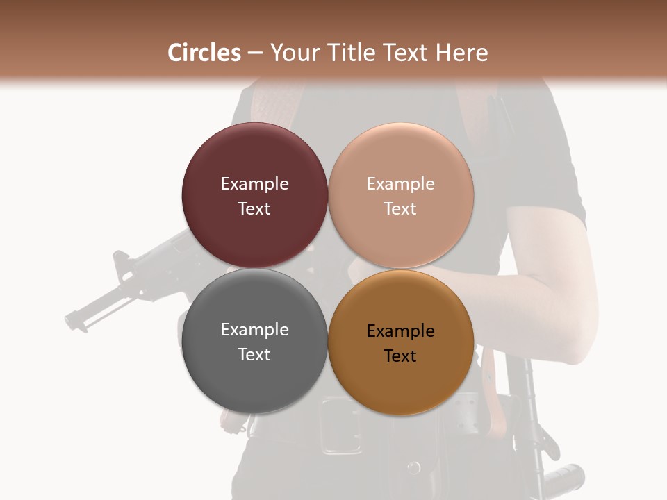 Arm Sunglasses Action PowerPoint Template