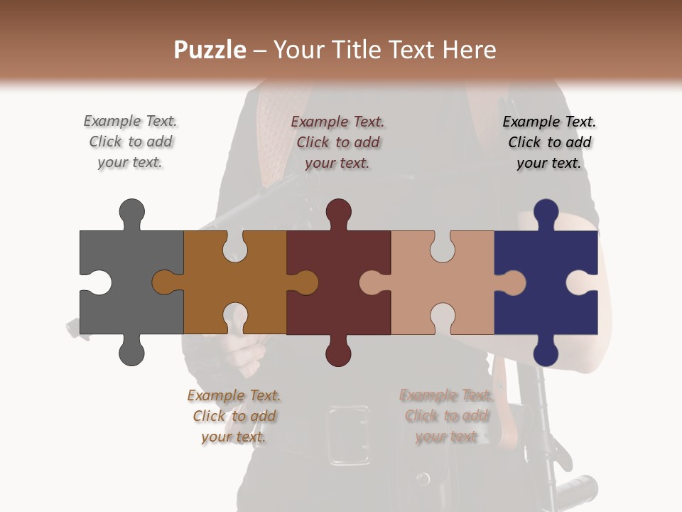 Arm Sunglasses Action PowerPoint Template