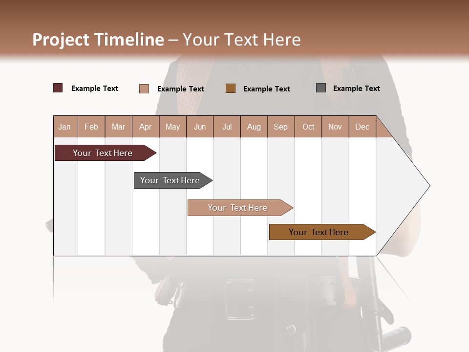 Arm Sunglasses Action PowerPoint Template