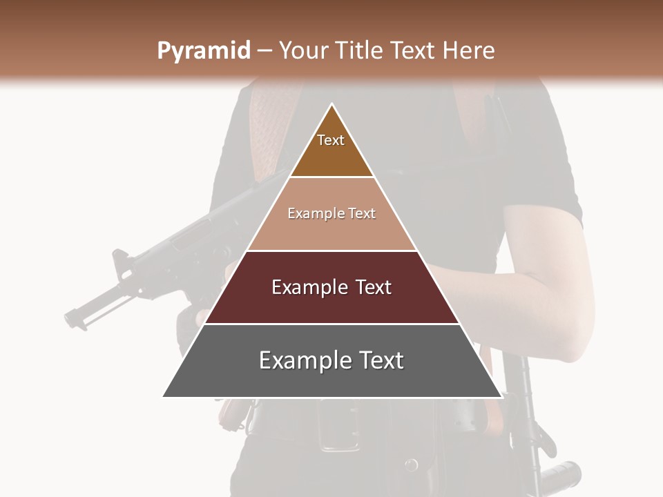 Arm Sunglasses Action PowerPoint Template