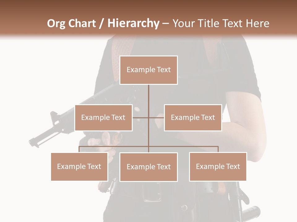 Arm Sunglasses Action PowerPoint Template