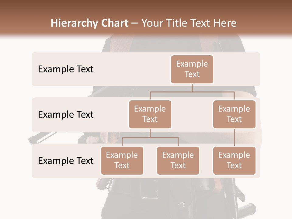 Arm Sunglasses Action PowerPoint Template