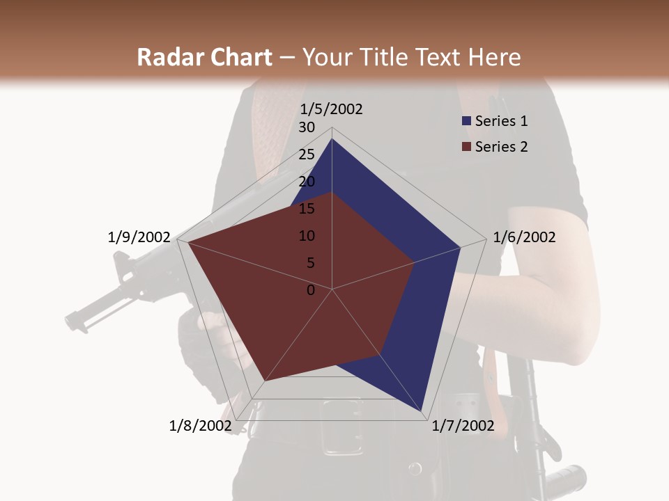 Arm Sunglasses Action PowerPoint Template