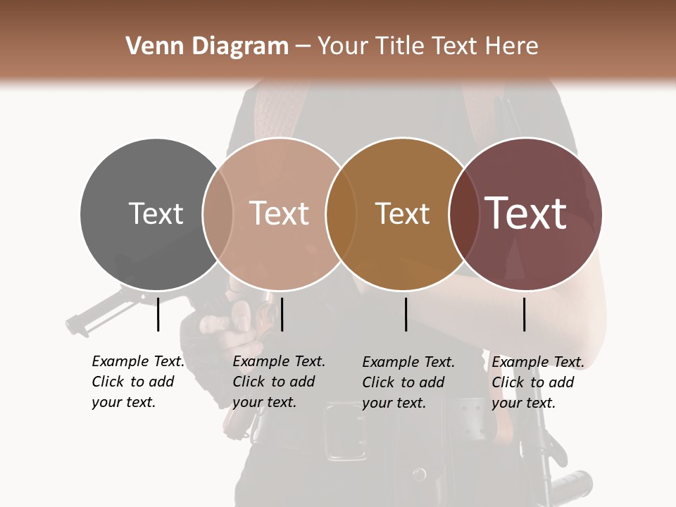 Arm Sunglasses Action PowerPoint Template