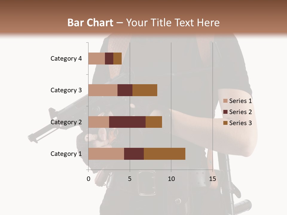 Arm Sunglasses Action PowerPoint Template
