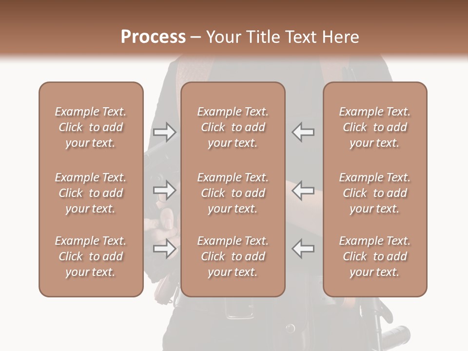 Arm Sunglasses Action PowerPoint Template