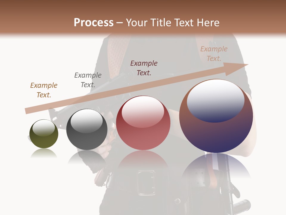 Arm Sunglasses Action PowerPoint Template