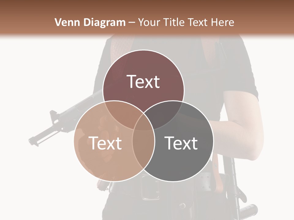 Arm Sunglasses Action PowerPoint Template