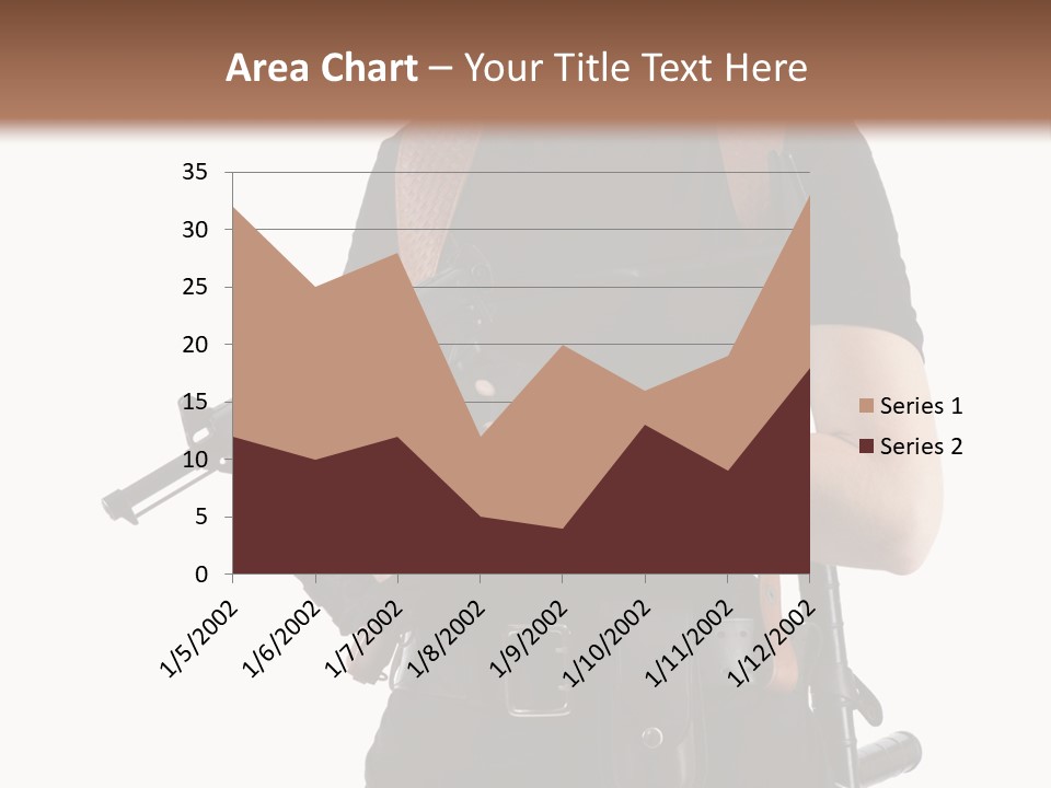 Arm Sunglasses Action PowerPoint Template
