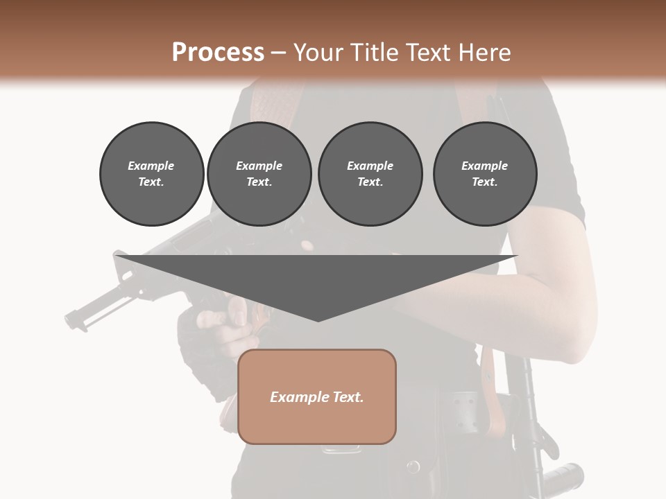 Arm Sunglasses Action PowerPoint Template