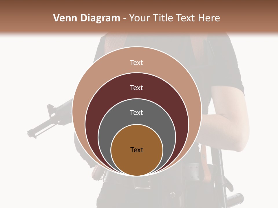 Arm Sunglasses Action PowerPoint Template
