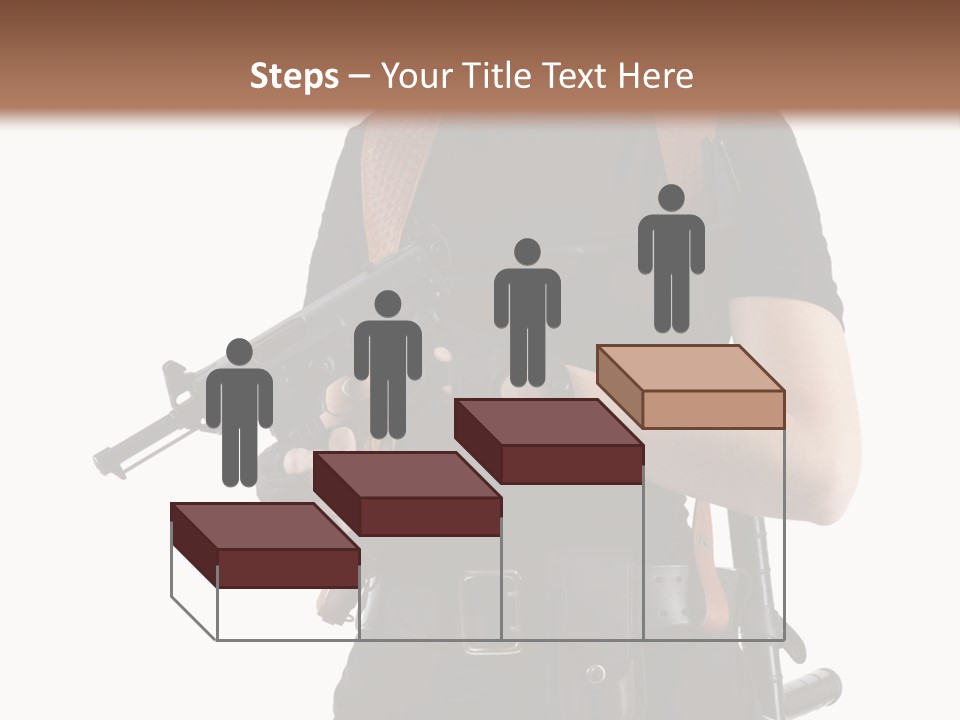 Arm Sunglasses Action PowerPoint Template